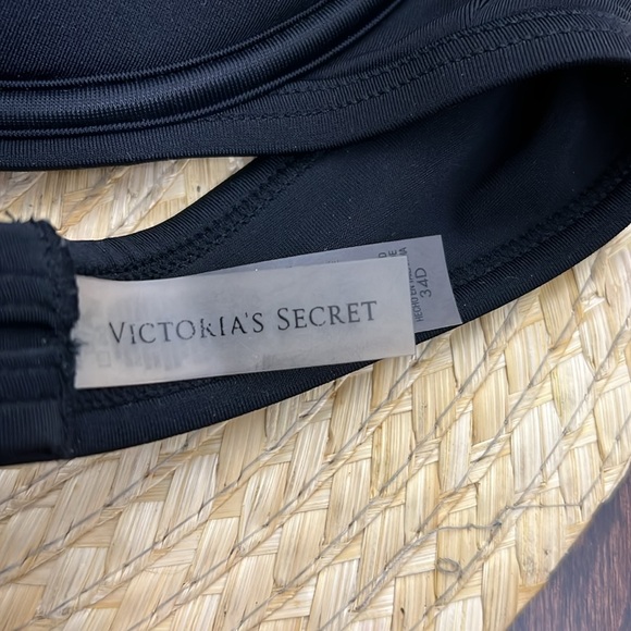 Pink Victoria’s Secret’s Push Up Padded Triangle Bikini Top Size 34D - Picture 3 of 10